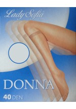 4 Pairs DONNA Knee High Semi-Opaque Pop Socks 40 Denier